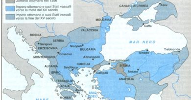 L’avanzata dei Turchi Ottomani nei Balcani e nell’Impero bizantino (1327-1452).